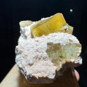 Yellow Fluorite from Lanying Fluorite Mine, Beijing, China - 5.5 x 4 x 3.5 cm