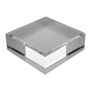 Square Clear Acrylic Display Stand for Crystals & Collectibles
