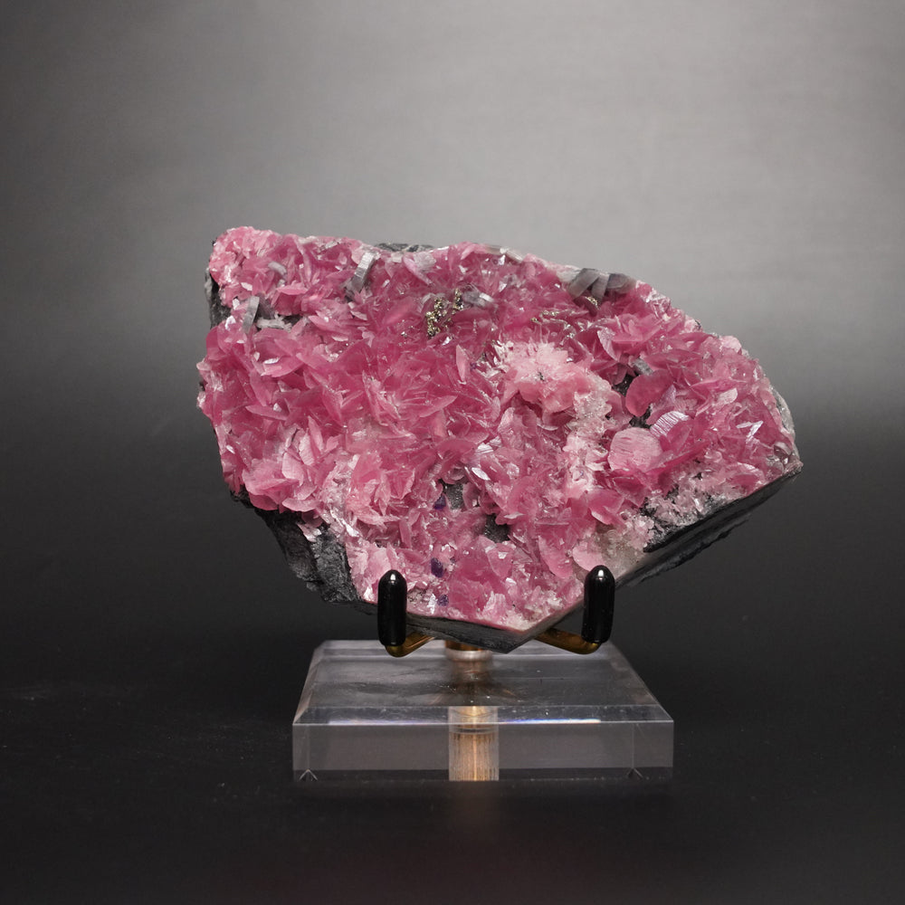 Rhodochrosite – Pink Chip Crystal Cluster from China