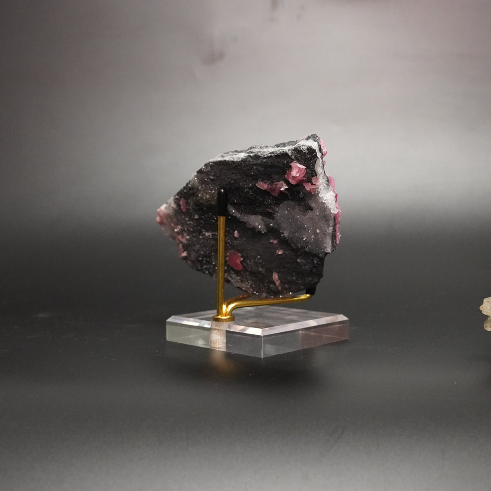 Rhodochrosite – Pink Chip Crystal Cluster from China