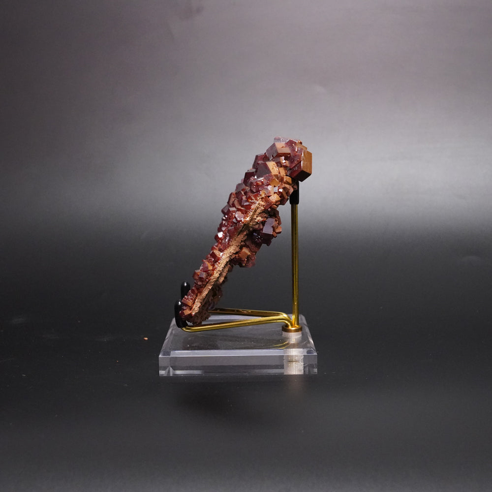 Vanadinite – Red Crystal Cluster from Morocco