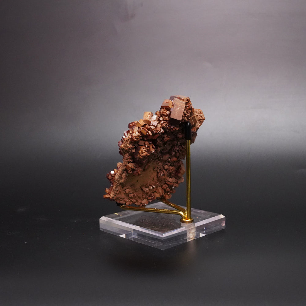 Vanadinite – Red Crystal Cluster from Morocco