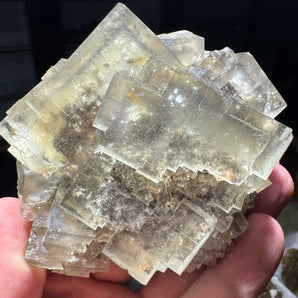 Yellow Fluorite from Lanying Fluorite Mine, Beijing, China - 9. x 7.8 x 4.8 cm