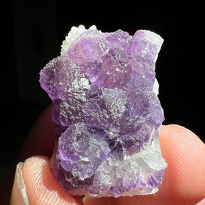 Fluorite from Yangjia Mine, Zhejiang, China - 3.1 x 2.2 1.1 cm