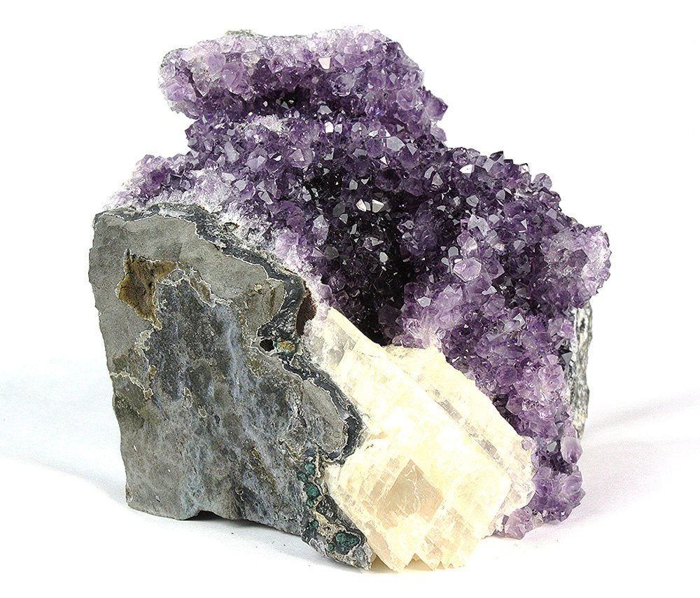 Amethyst Cluster in Geode from Brazil - Choose Weight