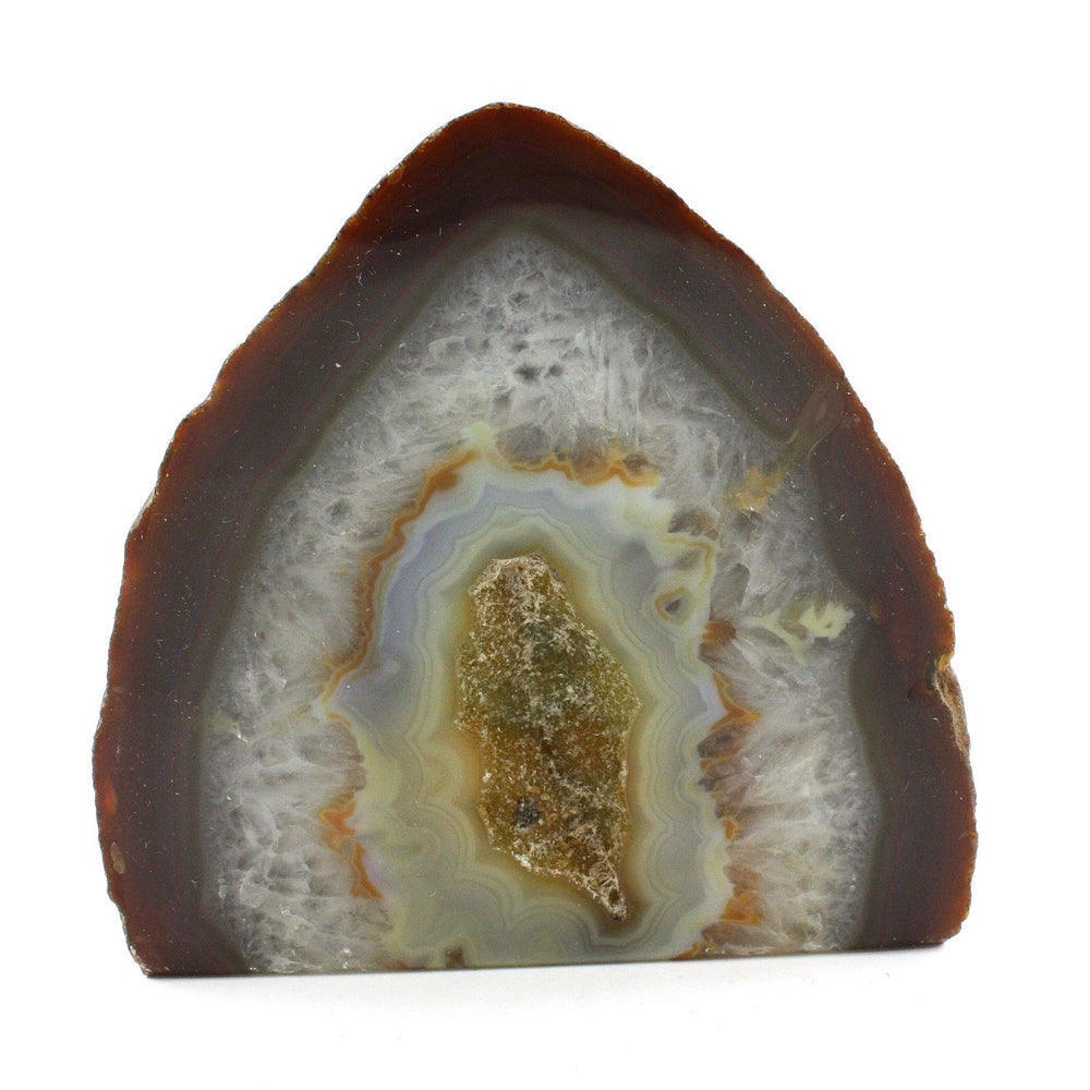 
            
                Load image into Gallery viewer, Polished Agate Geode Druzy Head w/ Cut Base - 1/2lb to 1lb
            
        