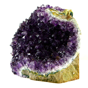 Amethyst Cluster in Geode from Brazil - Choose Weight