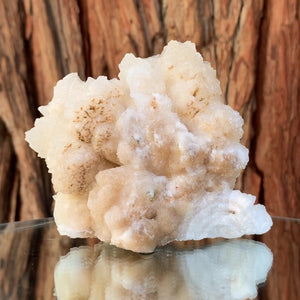 8.5cm 400g Pink White Aragonite Stalactite from Morocco