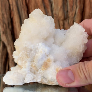 8.5cm 400g Pink White Aragonite Stalactite from Morocco