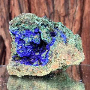 10cm 580g Azurite & Malachite Perimorph Pseudomorph from Anhui, China