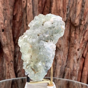 11cm 510g Clear Green Fluorite, Xianghualing Mine, Hunan, China