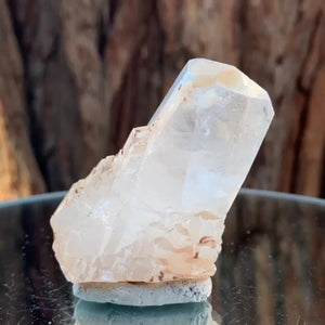 6.5cm 80g Calcite with Iron Oxide Inclusion from Leiping Mine, Hunan, China