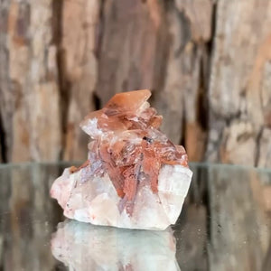 4cm 34g Calcite with Iron Oxide Inclusion, Leaping Mine, Hunan, China