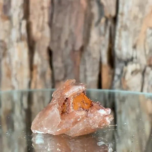 3.5cm 18g Calcite with Iron Oxide Inclusion, Leaping Mine, Hunan, China