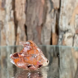 3.5cm 18g Calcite with Iron Oxide Inclusion, Leaping Mine, Hunan, China