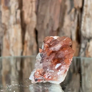 3.5cm 22g Calcite with Iron Oxide Inclusion, Leaping Mine, Hunan, China