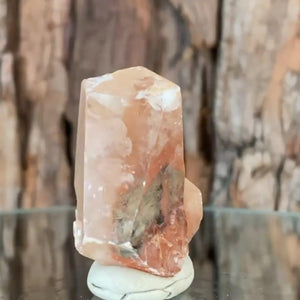 4cm 38g Calcite with Iron Oxide Inclusion, Leaping Mine, Hunan, China