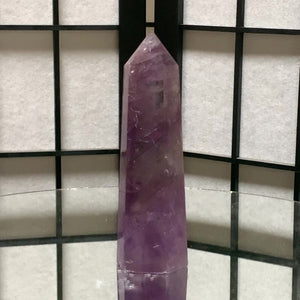 12.7cm 228g Polished Amethyst Point from Brazil