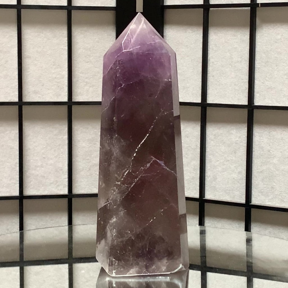 20.5cm 1.34kg Polished Amethyst Point from Brazil