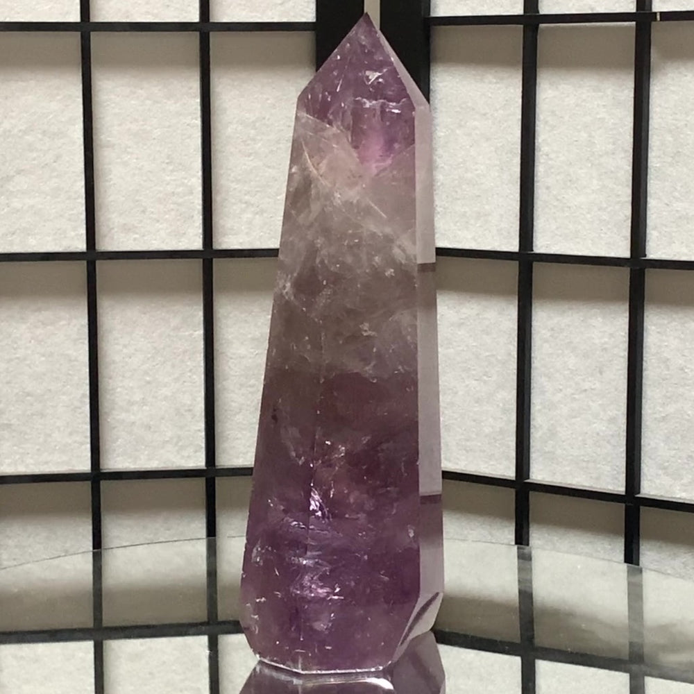 22.5cm 1.55kg Polished Amethyst Point from Brazil