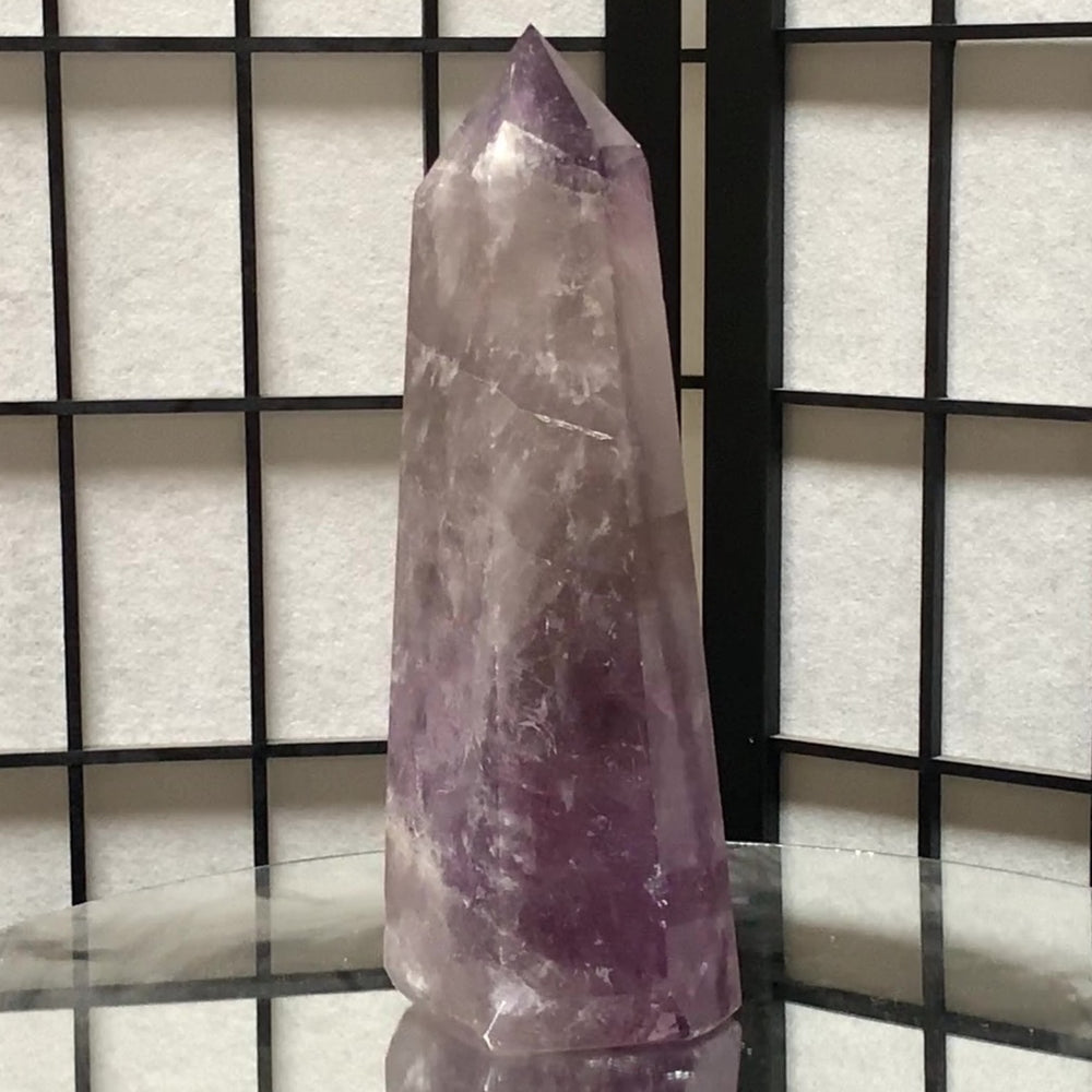 22.5cm 1.55kg Polished Amethyst Point from Brazil