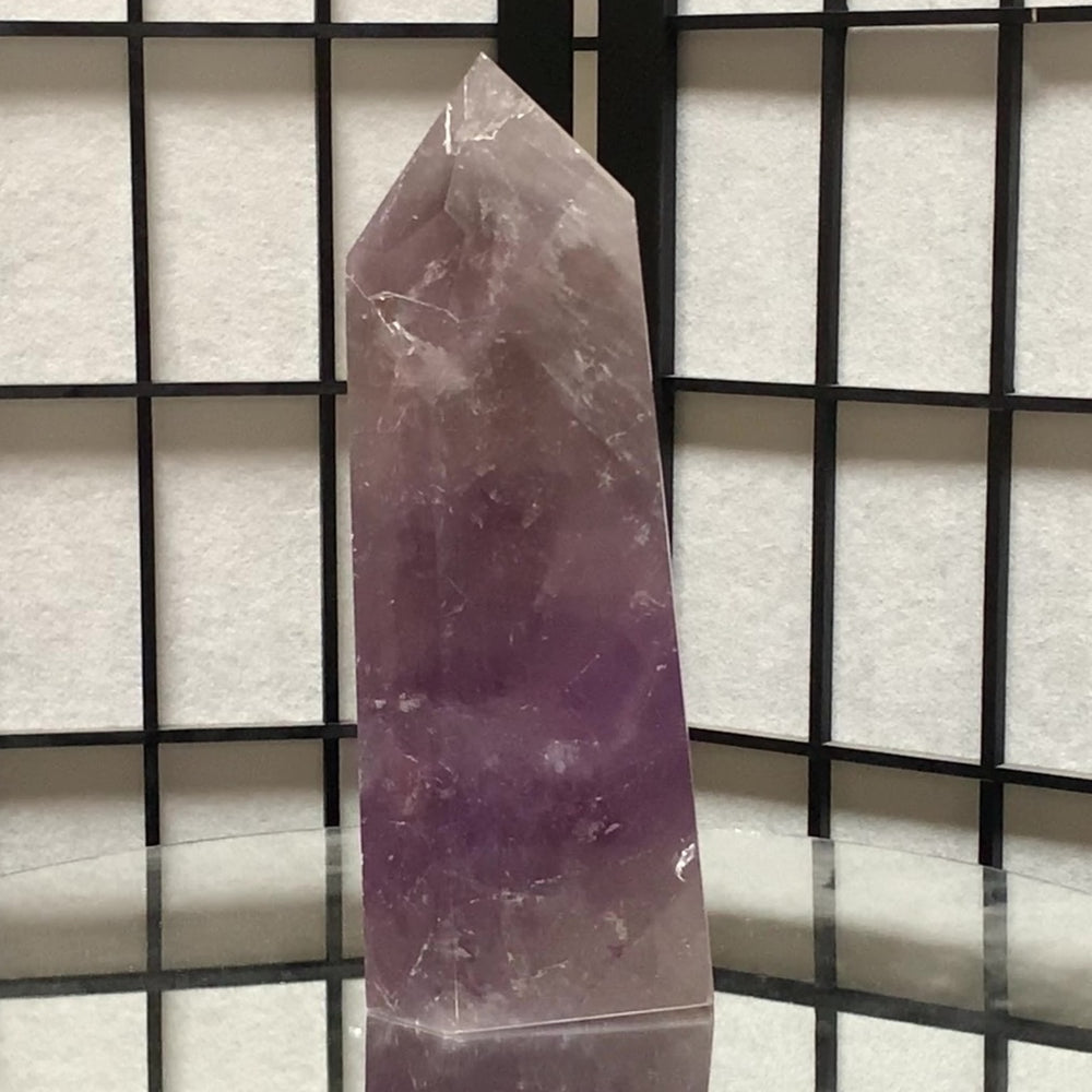 
            
                Load image into Gallery viewer, 21.2cm 1.72kg Polished Amethyst Point from Brazil
            
        