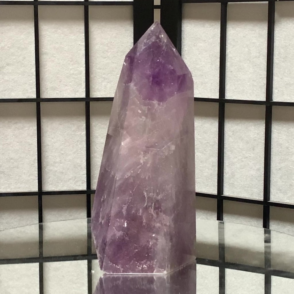 20.5cm 1.87kg Polished Amethyst Point from Brazil