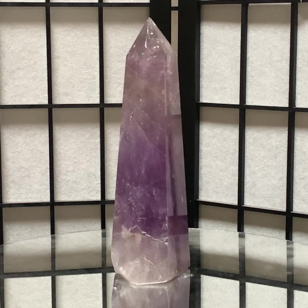 20.6cm 1.17kg Polished Amethyst Point from Brazil