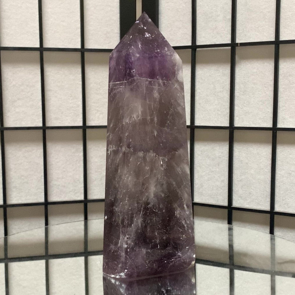 23cm 2.33kg Polished Amethyst Point from Brazil