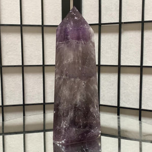 
            
                Load image into Gallery viewer, 23cm 2.33kg Polished Amethyst Point from Brazil
            
        