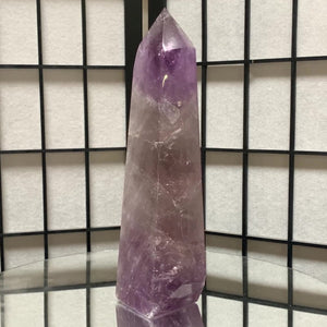 25.5cm 1.55kg Polished Amethyst Point from Brazil