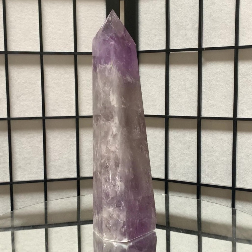 
            
                Load image into Gallery viewer, 25.5cm 1.55kg Polished Amethyst Point from Brazil
            
        