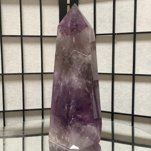 
            
                Load image into Gallery viewer, 27cm 3.12kg Polished Amethyst Point from Brazil
            
        