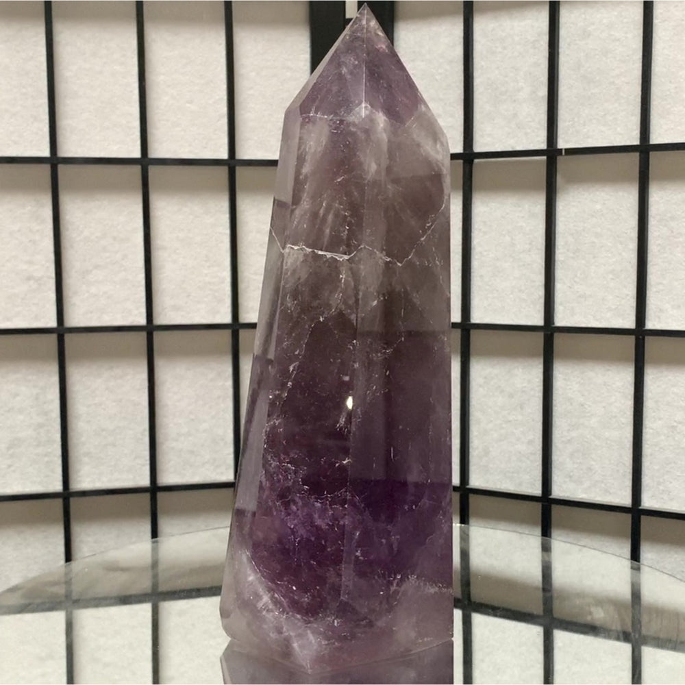 27cm 3.12kg Polished Amethyst Point from Brazil