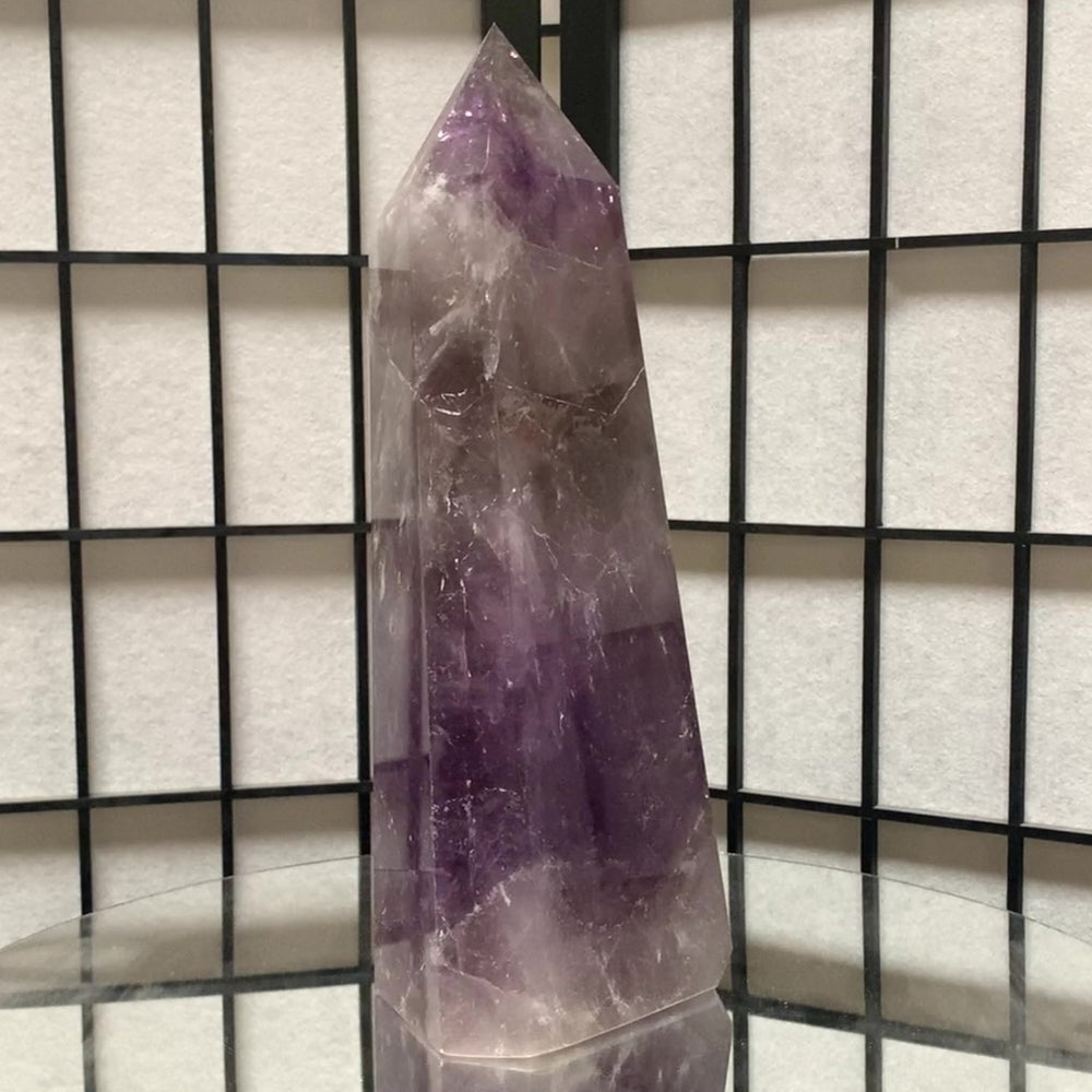 27cm 3.12kg Polished Amethyst Point from Brazil