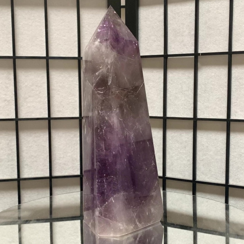 
            
                Load image into Gallery viewer, 27cm 3.12kg Polished Amethyst Point from Brazil
            
        