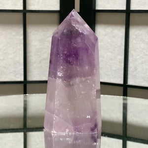 10.6cm 330g Polished Amethyst Point from Brazil