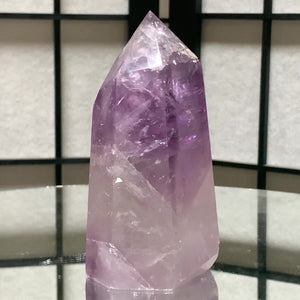 10.6cm 330g Polished Amethyst Point from Brazil