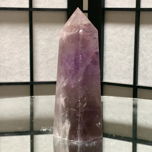 10.6cm 278g Polished Amethyst Point from Brazil