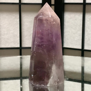 10.6cm 278g Polished Amethyst Point from Brazil