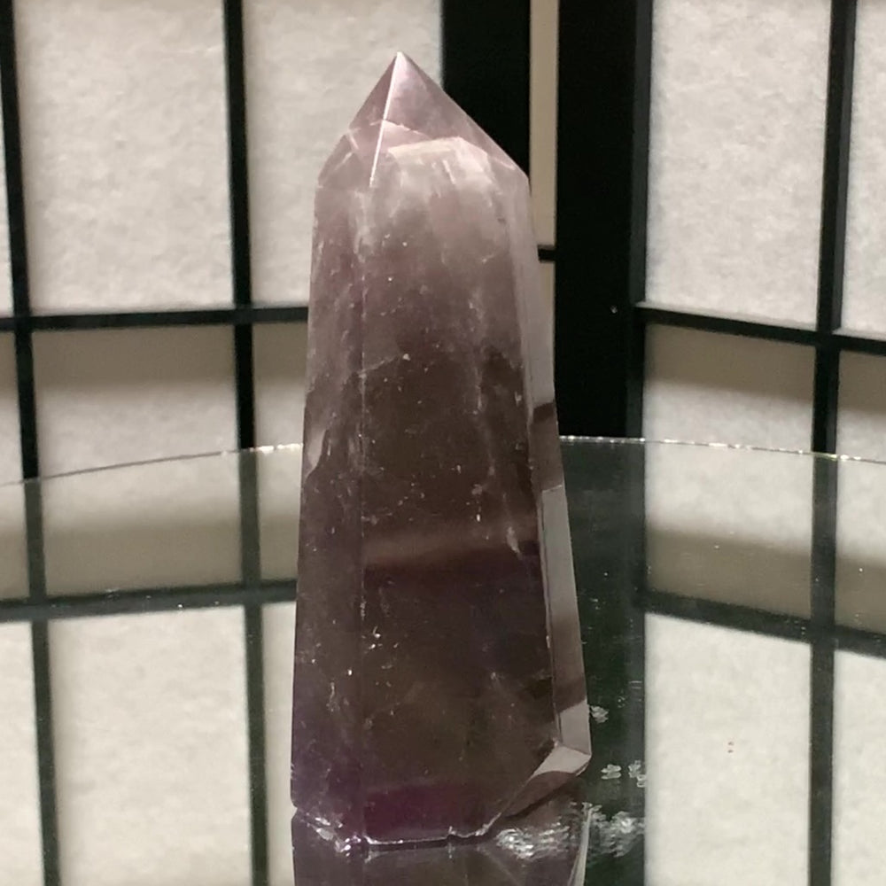 11cm 254g Polished Amethyst Point from Brazil