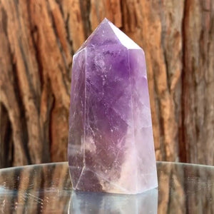 9.5cm 280g Polished Amethyst Point from Brazil