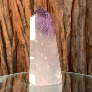 13cm 445g Polished Amethyst Point from Brazil