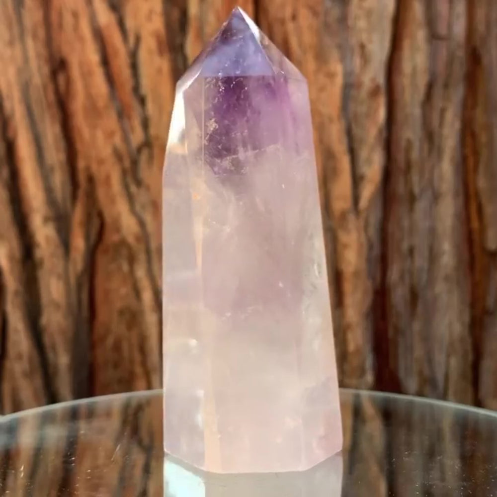 
            
                Load image into Gallery viewer, 13cm 445g Polished Amethyst Point from Brazil
            
        