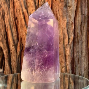 17cm 1.5kg Polished Amethyst Point from Brazil