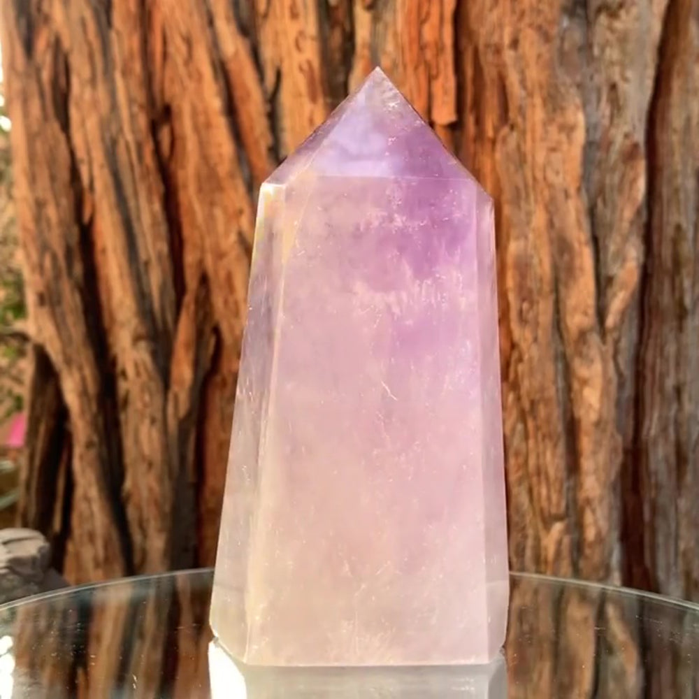 13.5cm 815g Polished Amethyst Point from Brazil