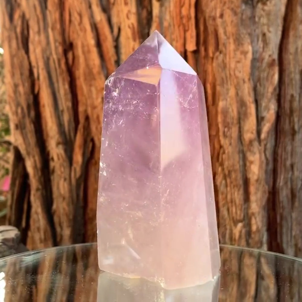 13.5cm 815g Polished Amethyst Point from Brazil