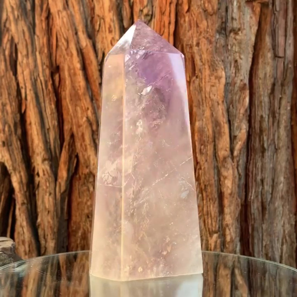 17cm 1.2kg Polished Amethyst Point from Brazil