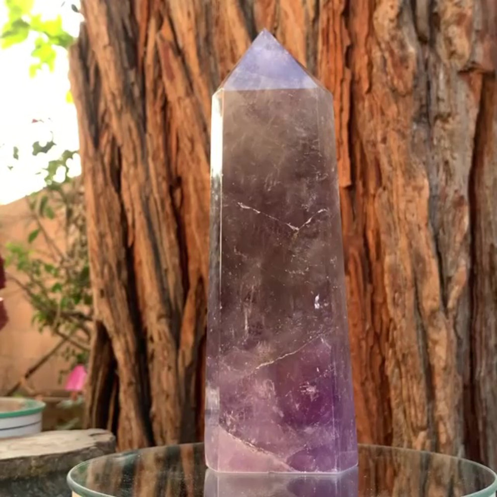 
            
                Load image into Gallery viewer, 22.5cm 1.37kg Polished Amethyst Point from Brazil
            
        