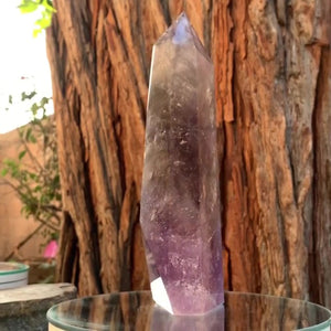 22.5cm 1.37kg Polished Amethyst Point from Brazil